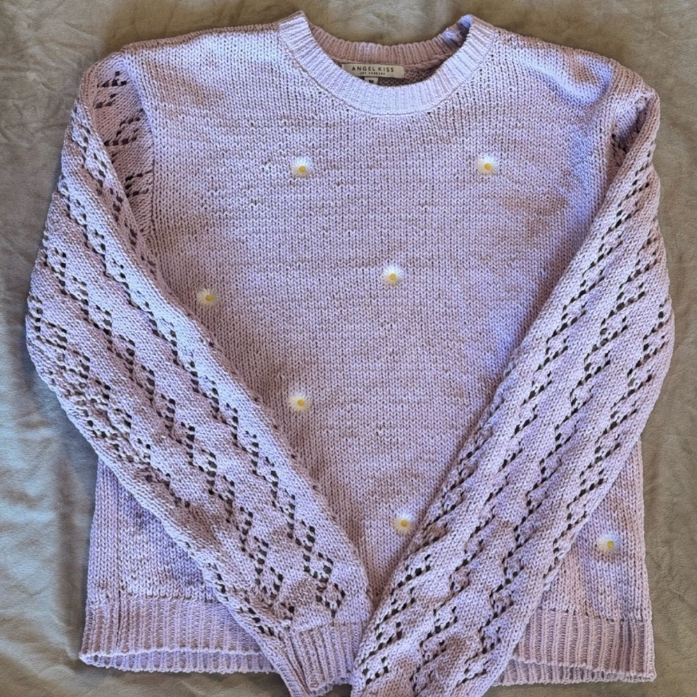 Angel Kiss Daisy Knit Sweater